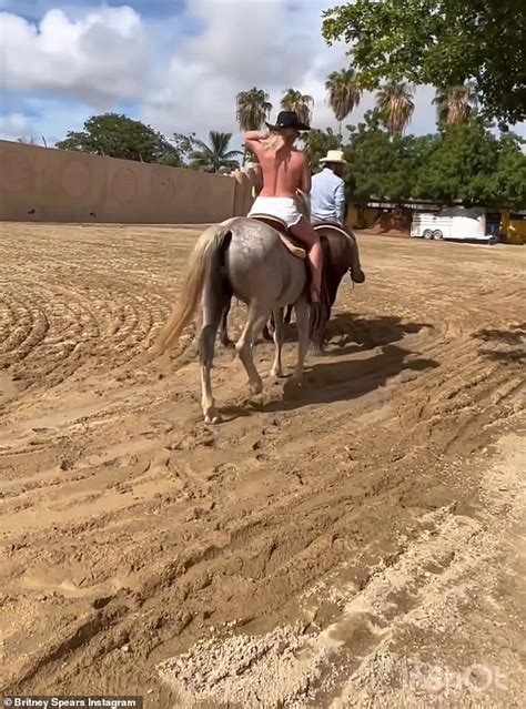 britney spears topless horse|Britney Spears strips topless on horseback ride and makes naked ...